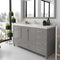 Modern Fittings Caroline Avenue 60" Single Bath Vanity with Quartz Top and Square Sink