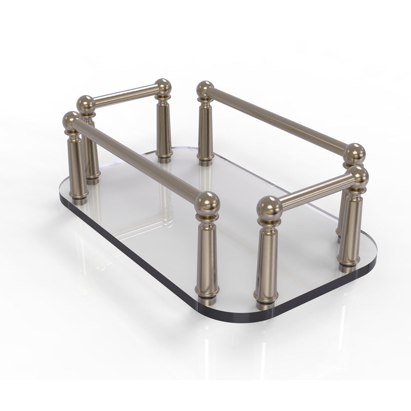 Allied Brass Vanity Top Glass Guest Towel Tray GT-5-PEW