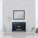 Alya Bath Norwalk 48" Vanity Blue with Carrera Marble Top HE-101-48-B-CWMT