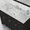 Alya Bath Norwalk 48" Vanity Espresso with Carrera Marble Top HE-101-48-E-CWMT