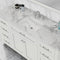 Alya Bath Norwalk 60" Single Vanity White with Carrera Marble Top HE-101-60S-W-CWMT