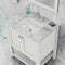 Alya Bath Wilmington 30" Vanity White with Carrera Marble Top HE-102-30-W-CWMT