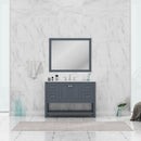 Alya Bath Wilmington 48" Vanity Gray with Carrera Marble Top HE-102-48-G-CWMT