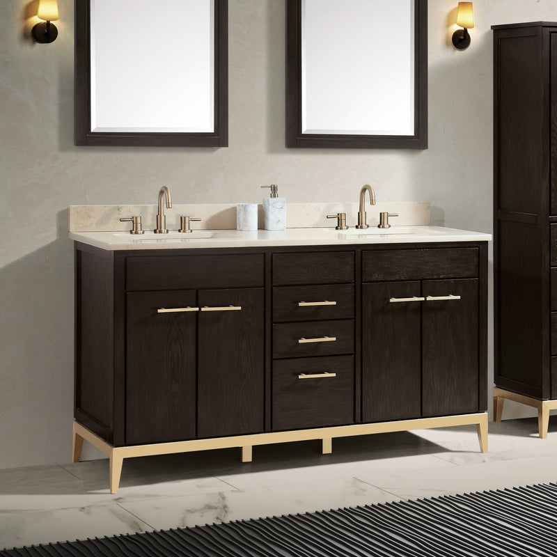 Avanity Hepburn 61 inch Vanity Combo HEPBURN-VS61-DC-D