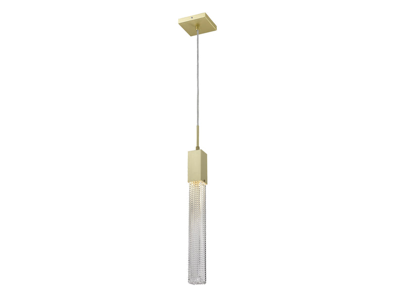 Avenue Lighting Boa Collection Pendant Brushed Brass HF1901-1-BOA-BB