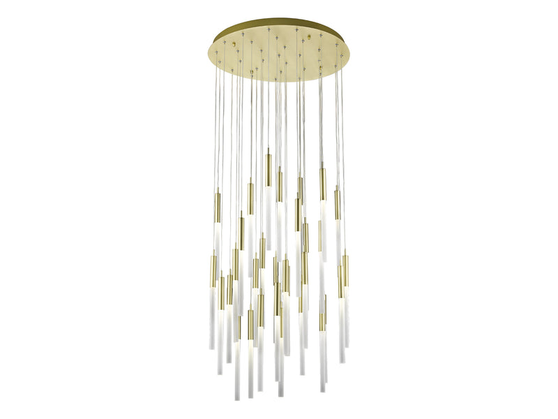 Avenue Lighting Main St. Collection Pendant Brushed Brass HF2031-FR-BB