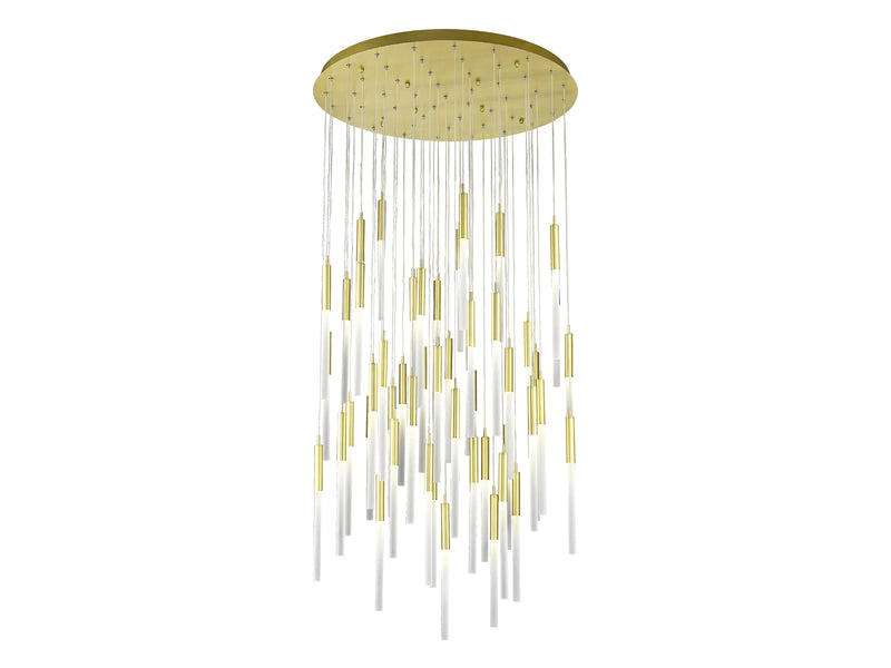 Avenue Lighting Main St. Collection Pendant Brushed Brass HF2051-FR-BB