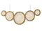 Avenue Lighting Bottega Collection Hanging Chandelier Polished Brass HF5010-PB