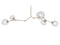 Avenue Lighting Fairfax Collection  Hanging Chandelier Brushed Brass HF8085-BB