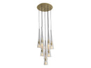 Avenue Lighting Abbey Park Collection Chandelier Brushed Brass HF8132-BB