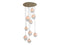 Avenue Lighting Sonoma Ave. Collection 9 Light Pendant Cluster Brushed Brass HF8149-BB-WH