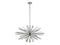 Avenue Lighting Palisades Ave. Collection Hanging Chandelier Chrome With Clear Glass HF8202-CH