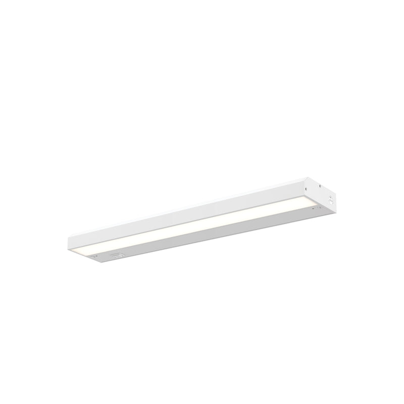 Dals Lighting 24" Hardwired Non-Swivel Linear 12W 600 LM CRI90 HLF24-3K-WH