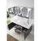 Modern Fittings Midori 54" Double Bath Vanity with Top and Integrated Square Sinks