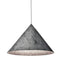 Dainolite 1 Light Incandescent Pendant Gray Felt Shade JES-201P-MB-500