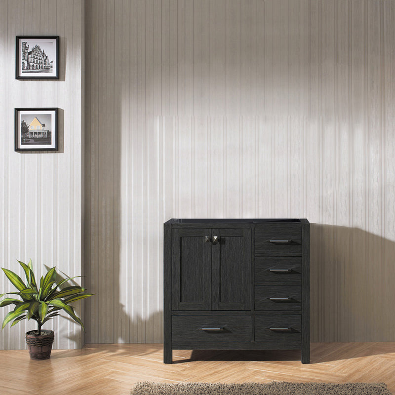 Modern Fittings Caroline Premium 36" Single Cabinet Zebra Gray