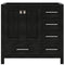 Modern Fittings Caroline Premium 36" Single Cabinet Zebra Gray