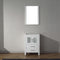 Modern Fittings Dior 24" Single Cabinet with Matching Mirror