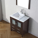 Modern Fittings Dior 30" Single Bath Vanity with Engineered Stone Top and Square Sink Faucet