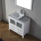 Modern Fittings Dior 30" Single Bath Vanity with Marble Top and Square Sink Faucet