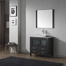 Modern Fittings Dior 30" Single Bath Vanity with Marble Top and Square Sink Faucet