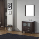 Modern Fittings Dior 32" Single Bath Vanity with Ceramic Top and Integrated Square Sink Faucet