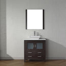 Modern Fittings Dior 32" Single Bath Vanity with Engineered Stone Top and Square Sink Faucet