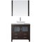 Modern Fittings Dior 32" Single Bath Vanity with Marble Top and Square Sink Faucet