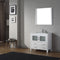 Modern Fittings Dior 36" Single Bath Vanity with Ceramic Top and Integrated Square Sink Faucet