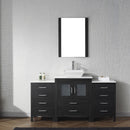 Modern Fittings Dior 64" Single Bath Vanity with Engineered Stone Top and Square Sink Faucet