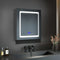 Lexora Bracciano 24" W x 32" H Surface-Mount LED Mirror for Medicine Cabinet with Defogger