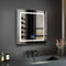 Lexora Caldona 36" W x 32" H LED Bathroom Vanity Mirror