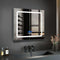 Lexora Caldona 36" W x 36" H LED Bathroom Vanity Mirror