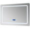 Lexora Caldona 48" W x 32" H LED Bathroom Vanity Mirror