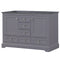 Lexora Dukes 48" W x 22" D Dark Grey Bath Vanity