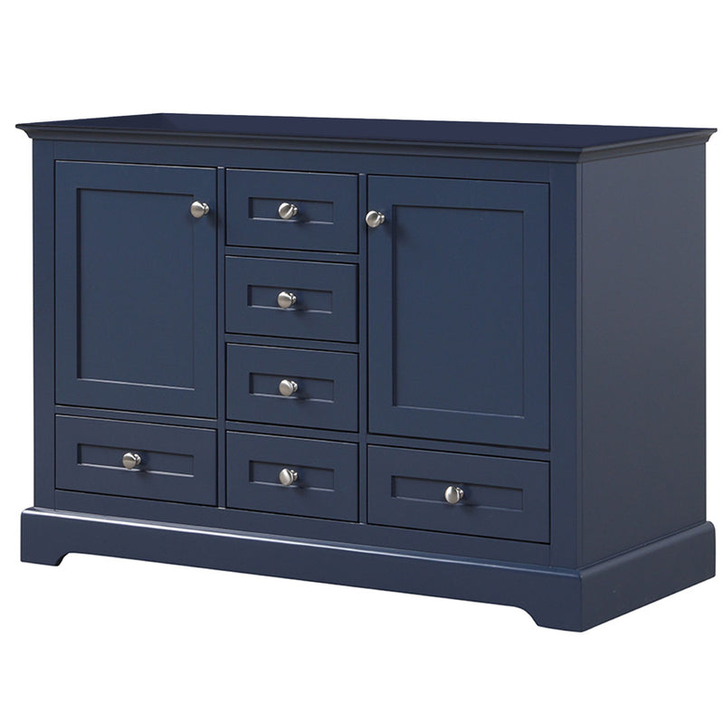 Lexora Dukes 48" W x 22" D Navy blue Bath Vanity