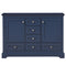 Lexora Dukes 48" W x 22" D Navy blue Bath Vanity