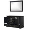 Lexora Dukes 48" W x 22" D Espresso Bath Vanity and 46" Mirror