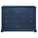 Lexora Dukes 48" W x 22" D Navy blue Bath Vanity