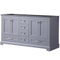 Lexora Dukes 60" W x 22" D Double Bath Vanity