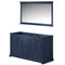 Lexora Dukes 60" W x 22" D Double Bath Vanity and 58" Mirror