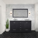 Lexora Dukes 60" W x 22" D Double Bath Vanity