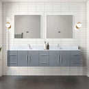 Lexora Geneva 84" W x 22" D Double Bath Vanity