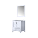 Lexora Jacques 30" W x 22" D Bath Vanity and 28" Mirror