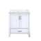 Lexora Jacques 30" W x 22" D Bath Vanity and Marble Top