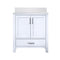 Lexora Jacques 30" W x 22" D Bath Vanity and Marble Top