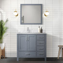 Lexora Jacques 36" W x 22" D Offset Single Bath Vanity