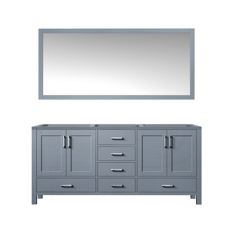 Lexora Jacques 60" W x 22" D Double Bath Vanity and 58" Mirror