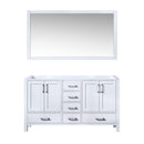 Lexora Jacques 60" W x 22" D Double Bath Vanity and 58" Mirror