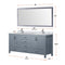 Lexora Jacques 72" W x 22" D Double Bath Vanity